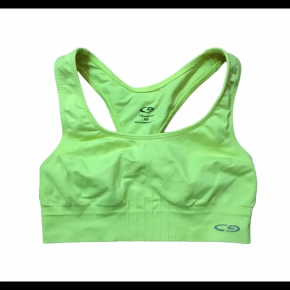 Champion C9 neon green sports bra - Picture 1 of 3